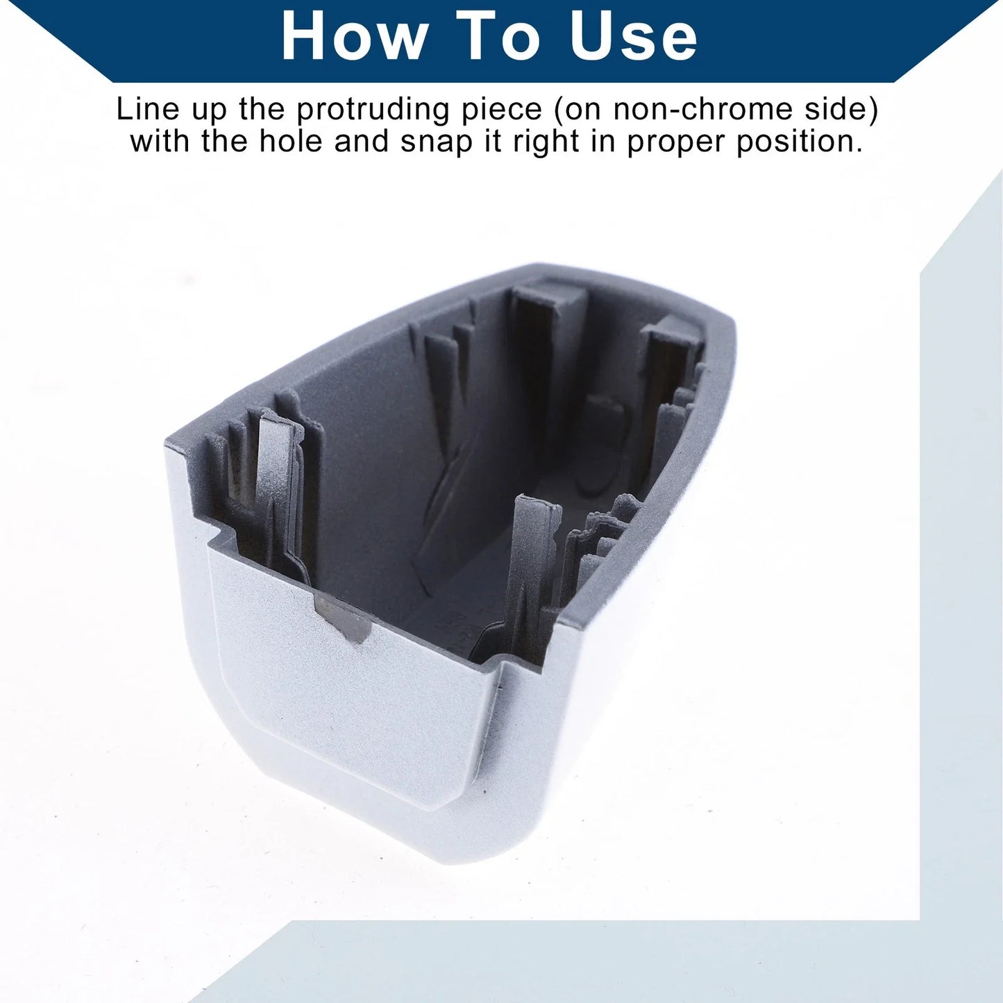Exterior Door Handle Cover Trim for BMW X1 X5 F15 X6 F16 (2014 - 2019) White