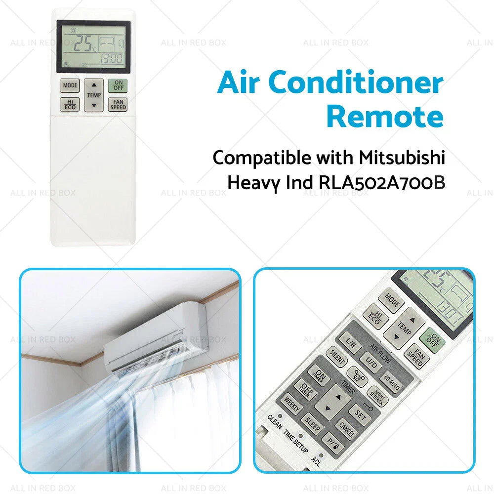 A/C Remote Control for Mitsubishi Heavy Ind RLA502A700B