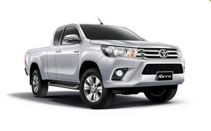3" Slim Matte Black Fender Flares for Toyota Hilux Revo (2015-2018)