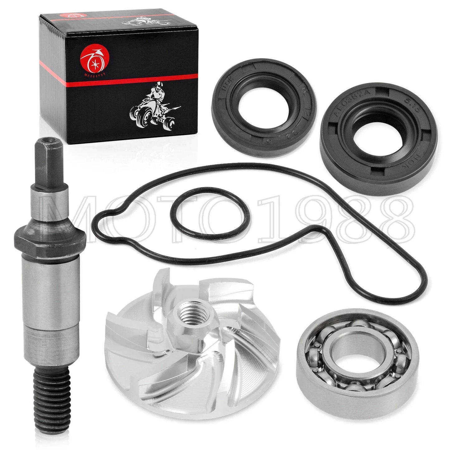 Water Pump Seal Impeller Shaft Bearing Kit WR400F/426F/450F (1998–2012)