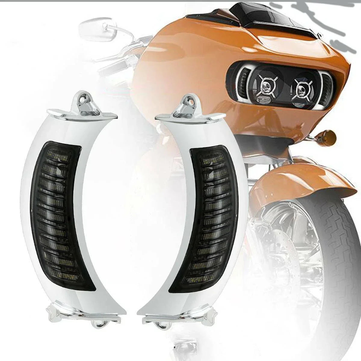 Headlight Fairing Vent Signals Marker for Harley Road Glide FLTRX (2015-2024)