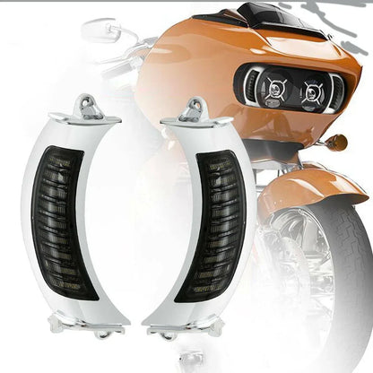 Headlight Fairing Vent Signals Marker for Harley Road Glide FLTRX (2015-2024)