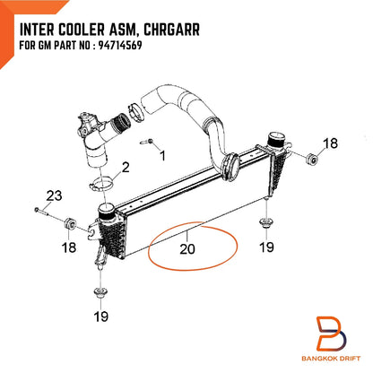 Turbocharger Air Intercooler for Holden Colorado Trailblazer (2012-2022)