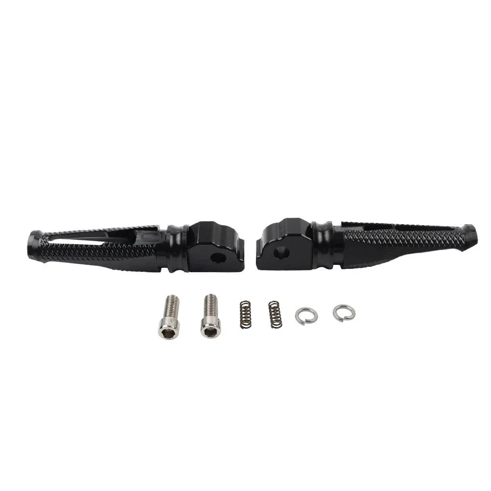 Black Rear Passenger Foot Pegs for BMW HP4 S1000RR S1000R (2012-2020)