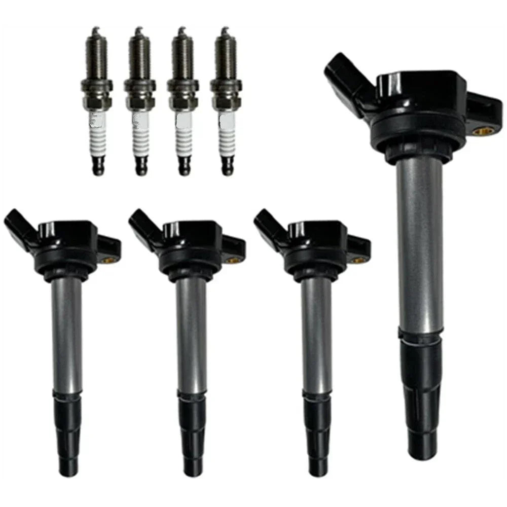 4 x Ignition Coils & Spark Plugs for Toyota Corolla / Matrix / Scion xD (2009-2013)