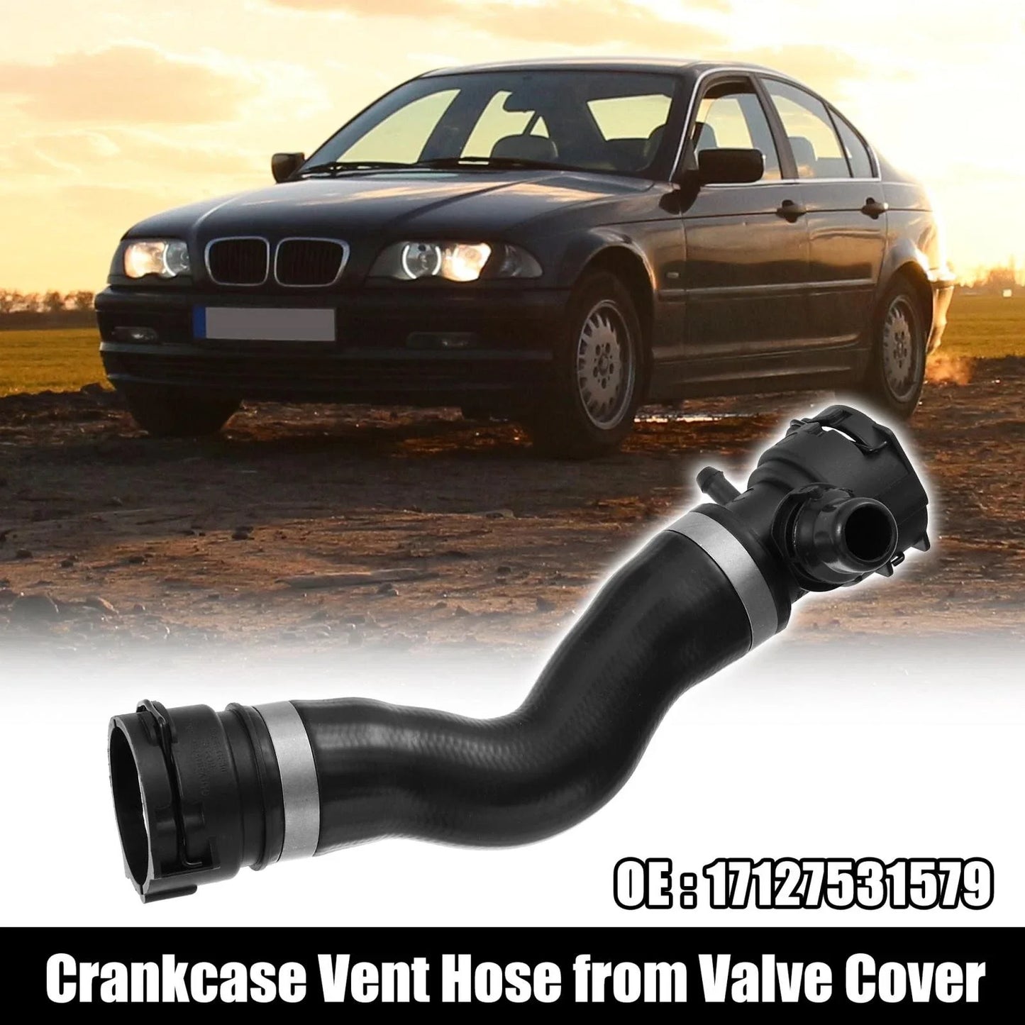 Crankcase Vent Hose Valve Cover for BMW 328i (2009-2013)