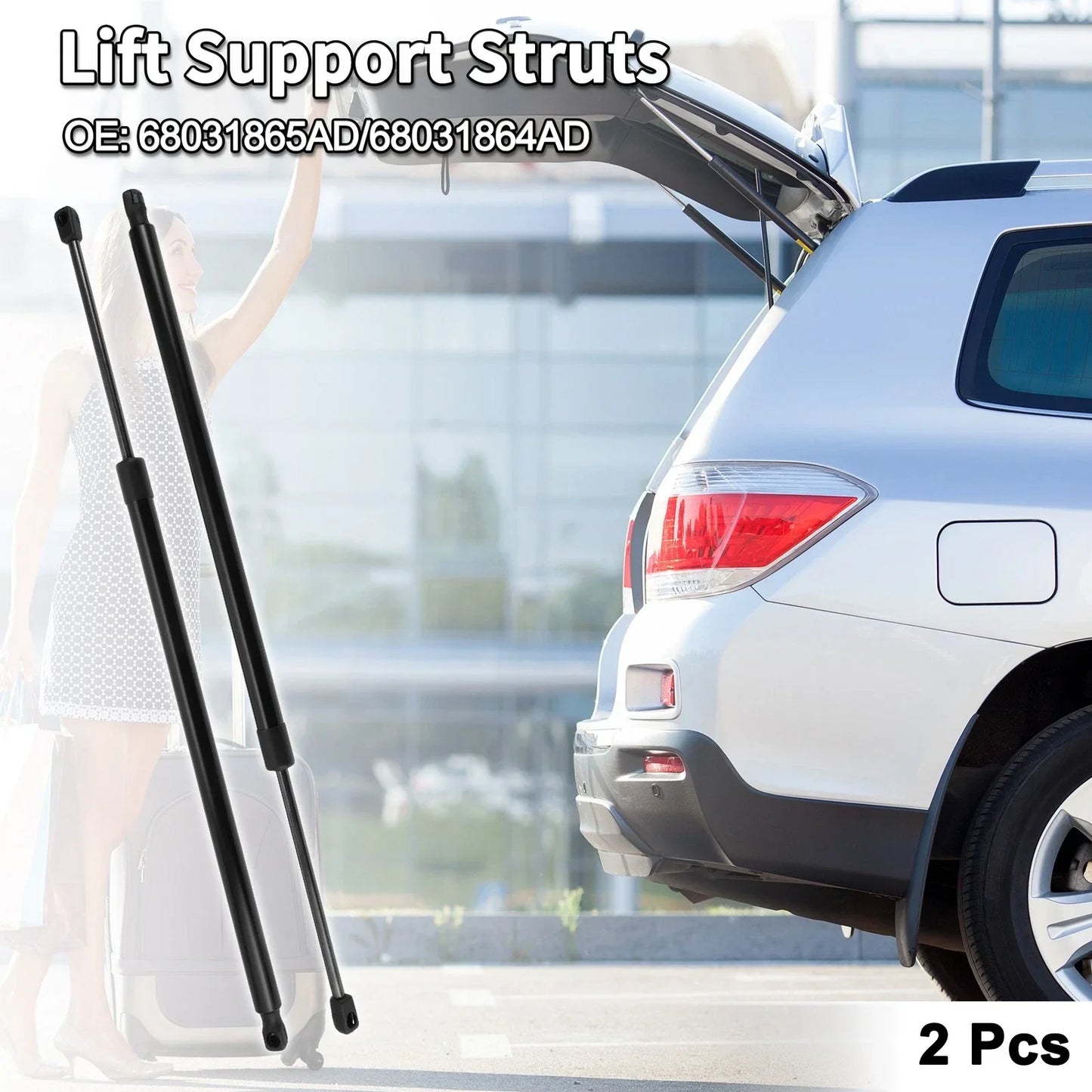 Rear Hatch Lift Supports Struts for Dodge Durango (2011-2018)