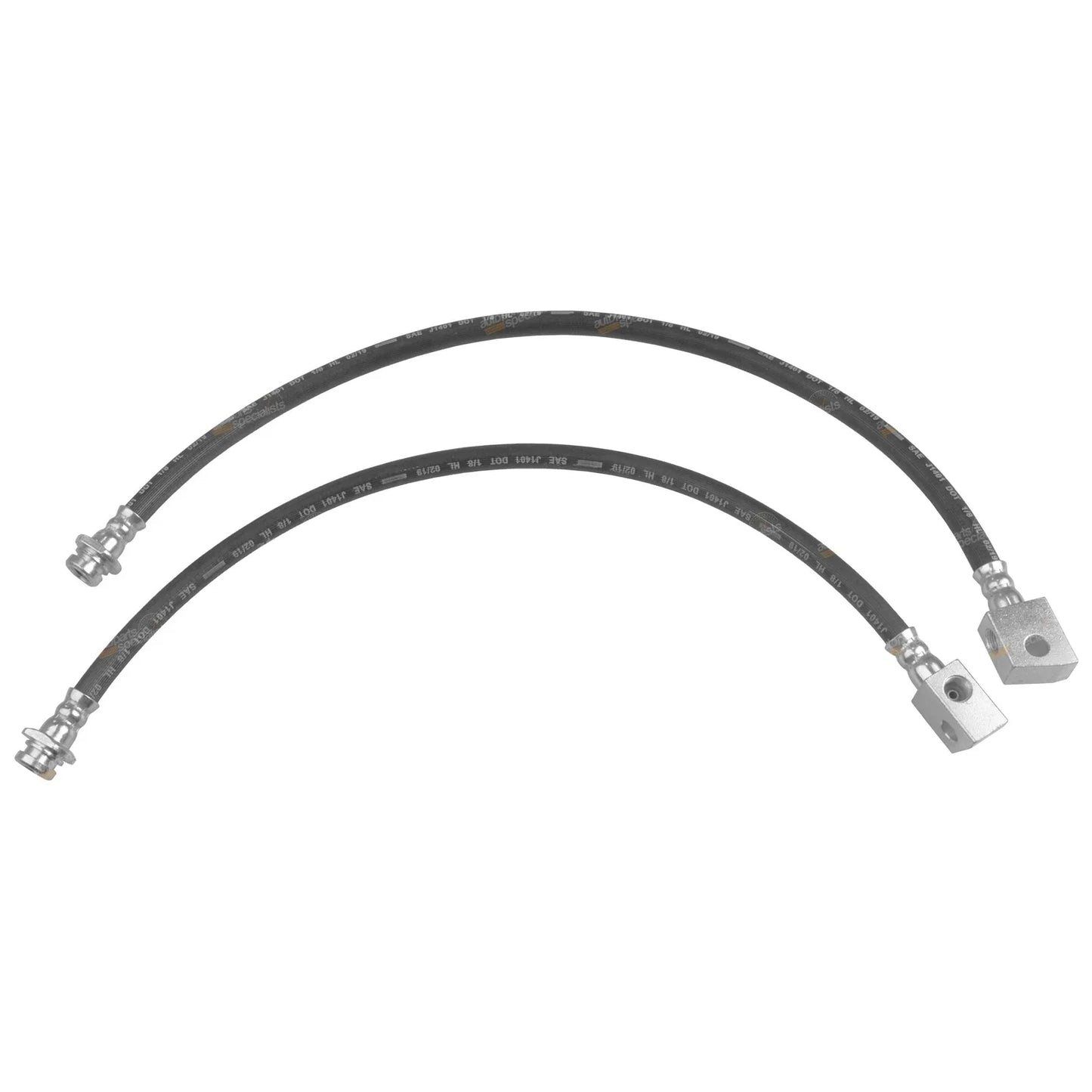Extended Brake Lines Hose for Ford Maverick 4x4 DA Y60 2-5" Spring Lift Kit