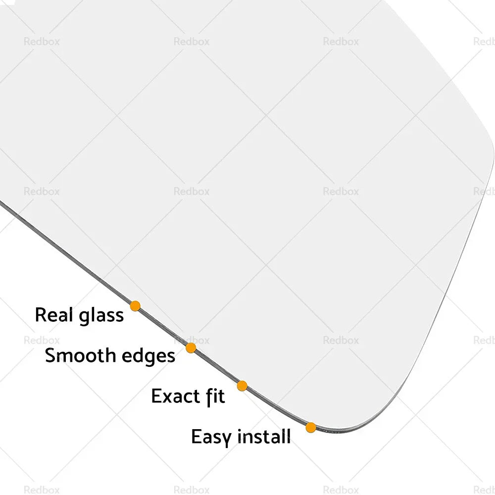 Left Side Mirror Glass with Back Plate for Toyota Yaris (2012-2017)