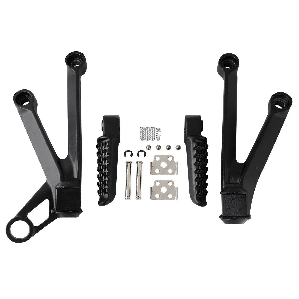 Foot Pegs Footrest Brackets Set for Kawasaki Ninja ZX10R (2004-2005)