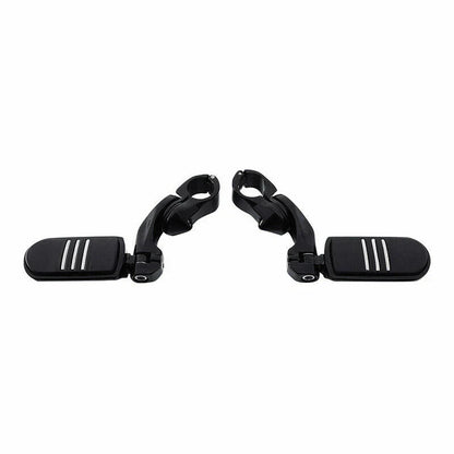 Black Engine Guard Highway Bar Footpegs for Harley Electra Glide (1997-2008)