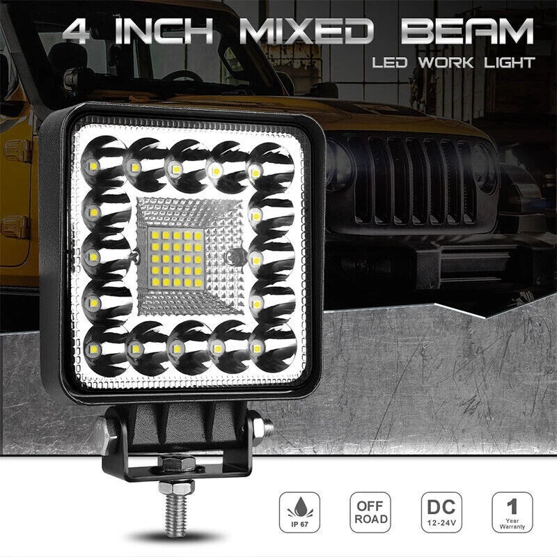 Powerful Illumination 82W LED Work Light Bar for Offroad Fog Driving