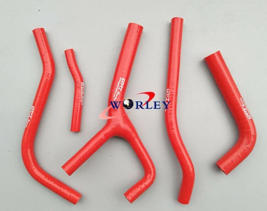 Red Silicone Heater Radiator Hose for HONDA CR125 CR125R (1983)