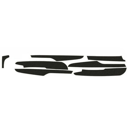 5D Carbon Fiber Interior Trim Decal Sticker for BMW X5 (2008-2018)