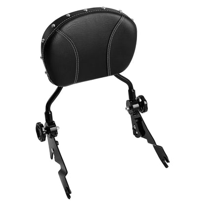 Passenger Backrest Sissy Bar for Harley Street Glide (2009-2024) Black