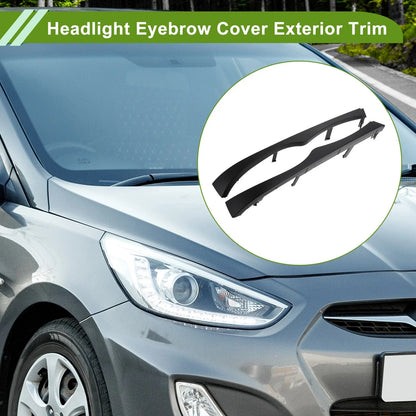Headlight Eyebrow Headlamp Eyelid Covers for BMW E46 (1998-2006)
