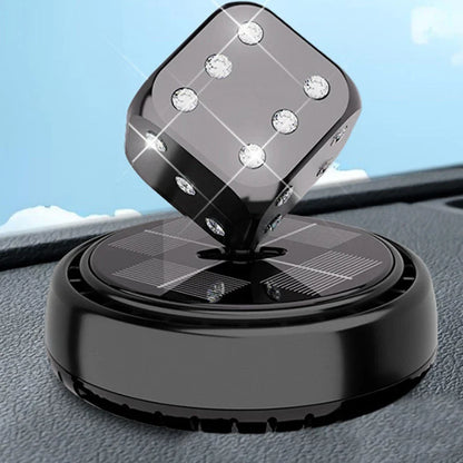 Automotive Dice Shaped Solar Air Freshener for Car Interiors