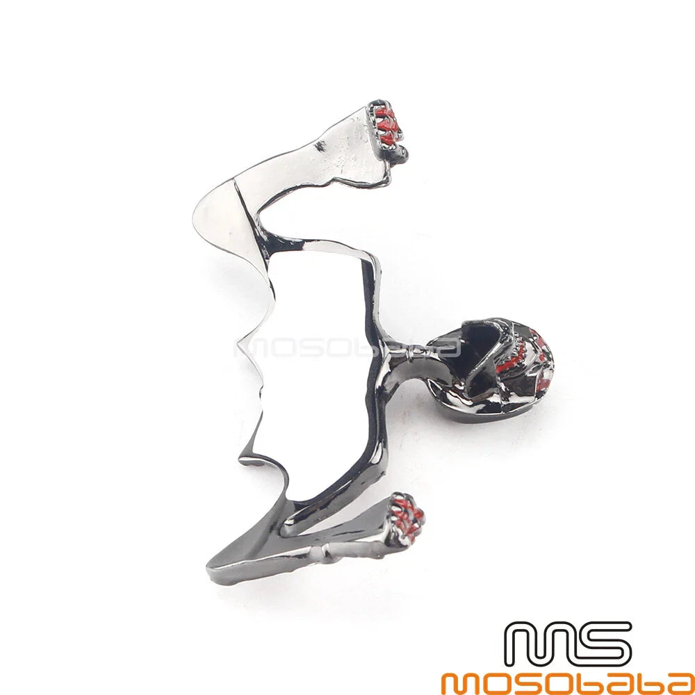 Skull Skeleton 7'' Headlight Visor for Harley Chopper