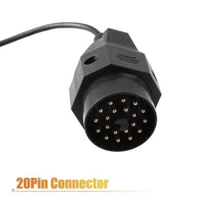 OBD 20-Pin to 16-Pin Diagnostic Tool Adapter Cable for BMW