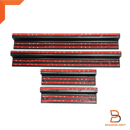Matte Black Scuff Plate Door Sill Protector for Isuzu D-Max (20-25)