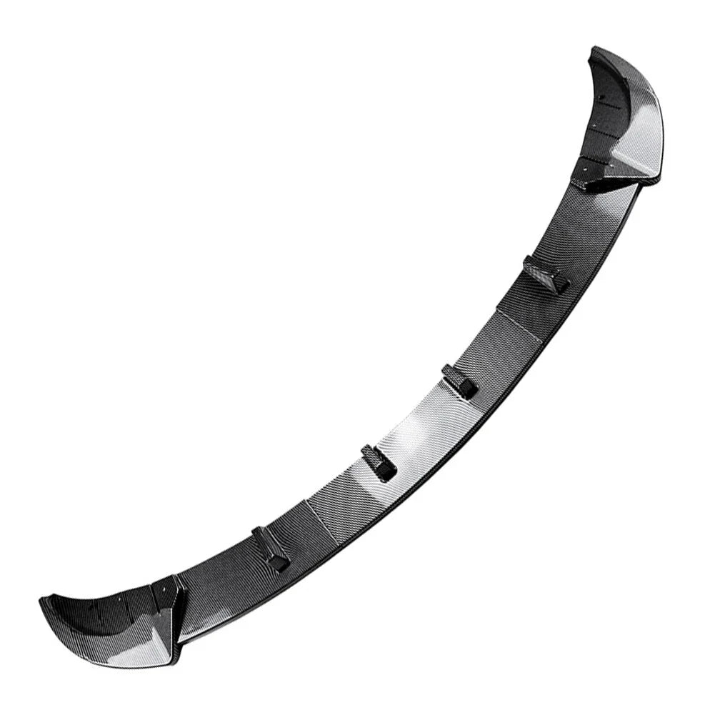 Carbon Look Front Bumper Spoiler Lip for BMW 5 Series F10 (2011-2014)