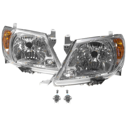 LH+RH Headlights Pair for Toyota Hilux (2005–2008)