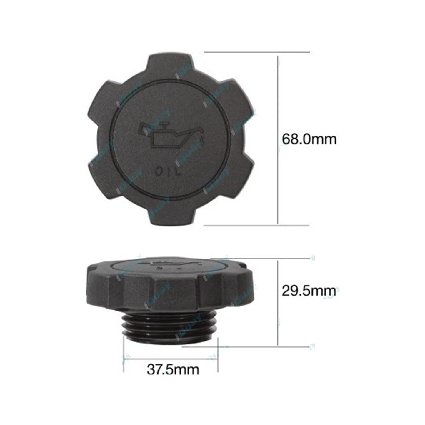 Oil Filler Cap for Hilux RN41 4cyl 2.0L 18R-C Engine 1978~1983
