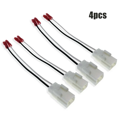 4 x Speaker Wiring Harness Adapter Connector for Jeep Dodge Chrysler