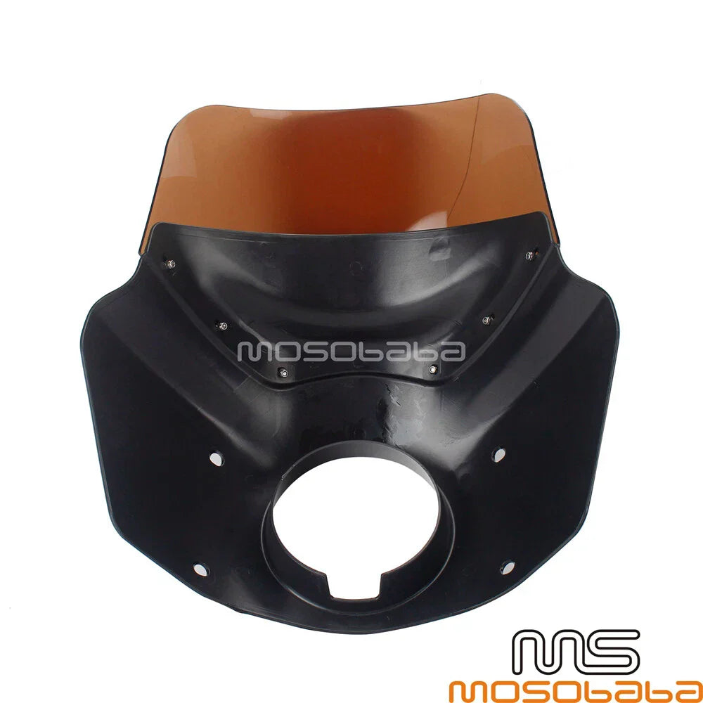 Smoke Windshield Headlight Fairing for Harley Sportster XL 883 1200 (2004-2023)