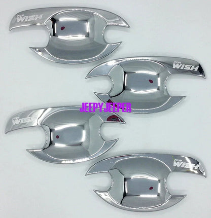 Chrome Door Handle Cover Insert for Toyota Wish AE10 AE20 (2004-2008)