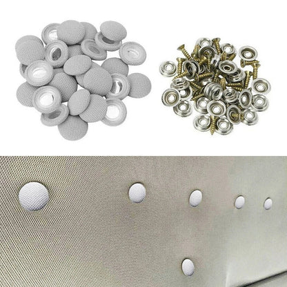 Roof Buckles Clips / 60Pcs/Set / Headliner Repair W/Screws Nail for Cars