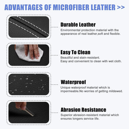 Car Center Console Lid Armrest Cover for Honda CR-V (2014-2016) Black