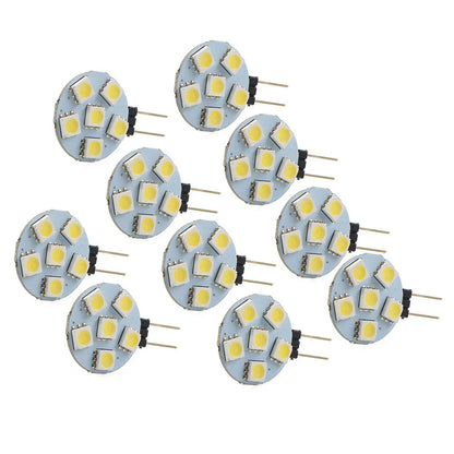 10 x DC12V G4 5050 SMD 6 LED Bulb Lamp for Car