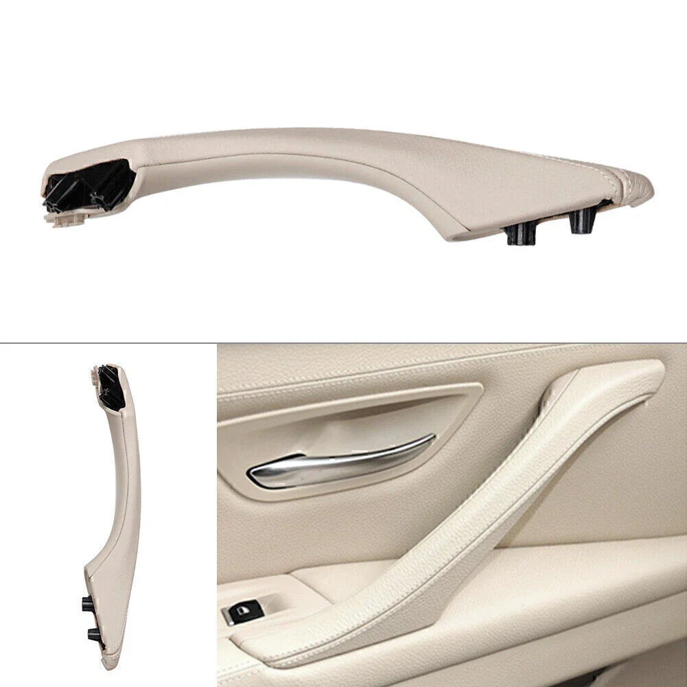 Left Side Leather Door Trim Pull Handle for BMW 5 Series (2010-2017)