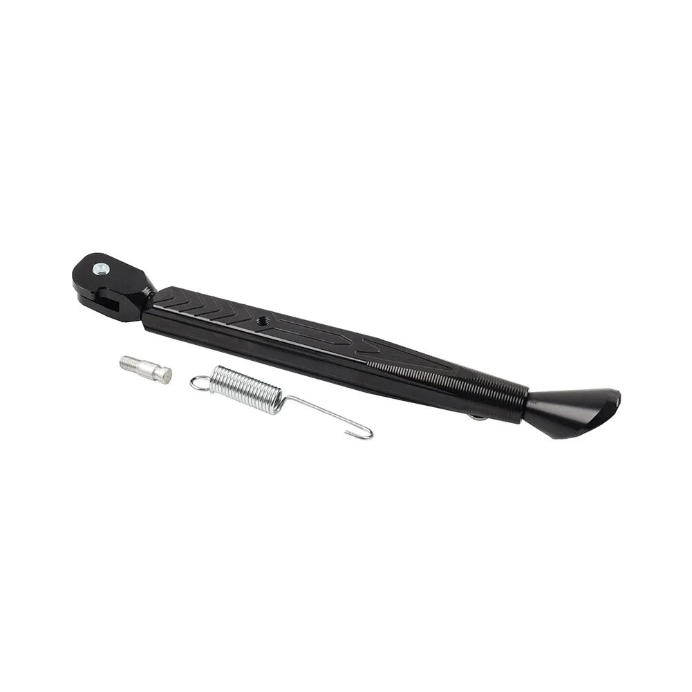Black CNC Aluminum Adjustable Kickstand Foot for Universal Motorcycles