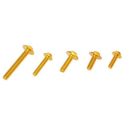 195pcs Motorcycle Fairing Bolts Gold Tone for Suzuki Kawasaki BMW