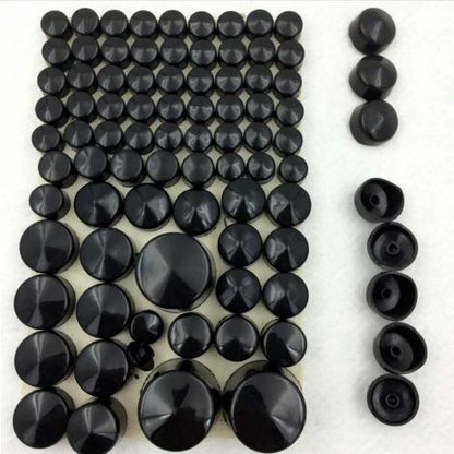Bolt Caps for Harley Softail Twin Cam 2000-2006 Black