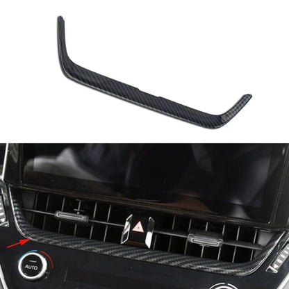 Dashboard Air Vent Cover Trim Carbon Fiber Look for Toyota Corolla (2019-2024)