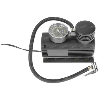 Mini 12V 250PSI 15LPM Air Compressor for Cars, Bikes, Inflatable
