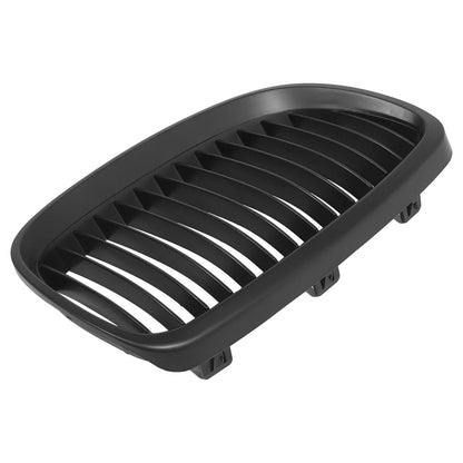Front Kidney Grille Dual Slat for BMW E92 2 Door Matte BK (2006-2010)