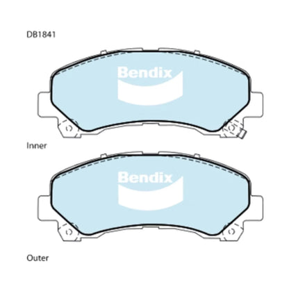 4WD Front Disc Brake Pad Set for Isuzu D-Max (2008-2020)