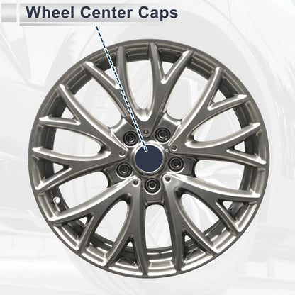 Wheel Center Caps for Lexus LX570 (2017-2020) - Silver Tone Plastic 1 x Pc