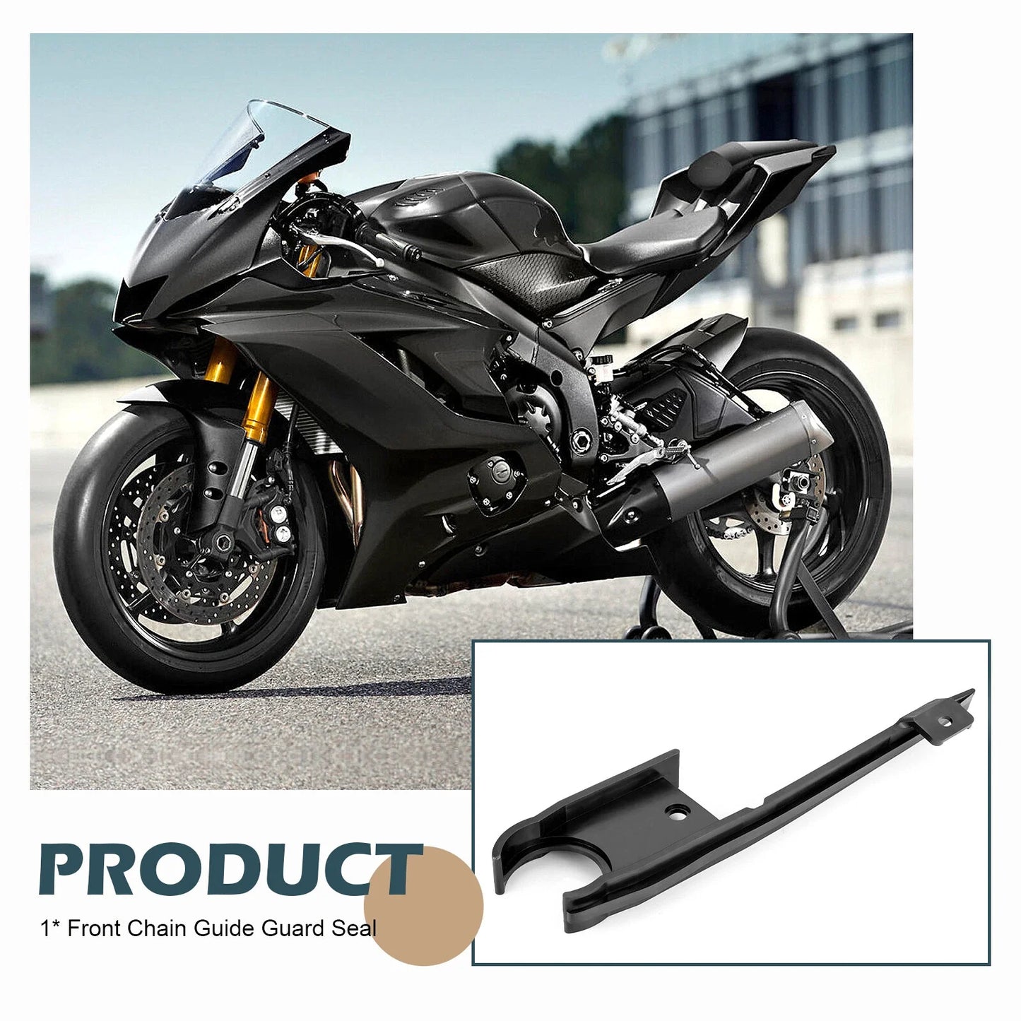 Front Chain Guide Guard Seal for Yamaha YZF-R6 (2006–2023)