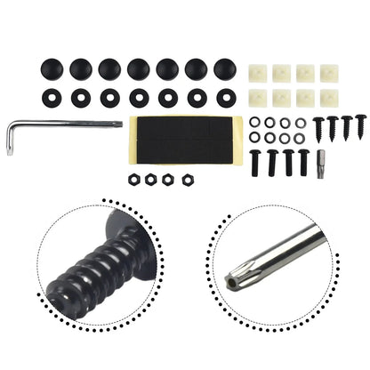 License Plate Screws Plastic+Stainless Steel for Cars