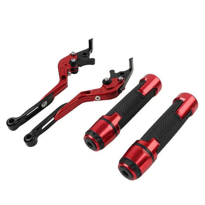 Folding Extendable Brake Clutch Levers & Handlebar Grips for Kawasaki Z900RS
