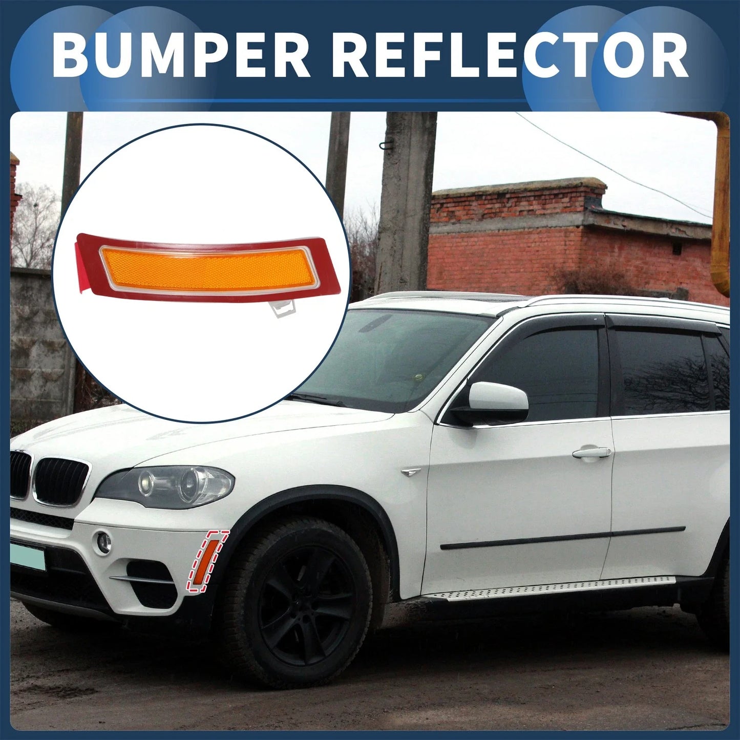 Bumper Reflector for BMW X5 (2011 - 2013)