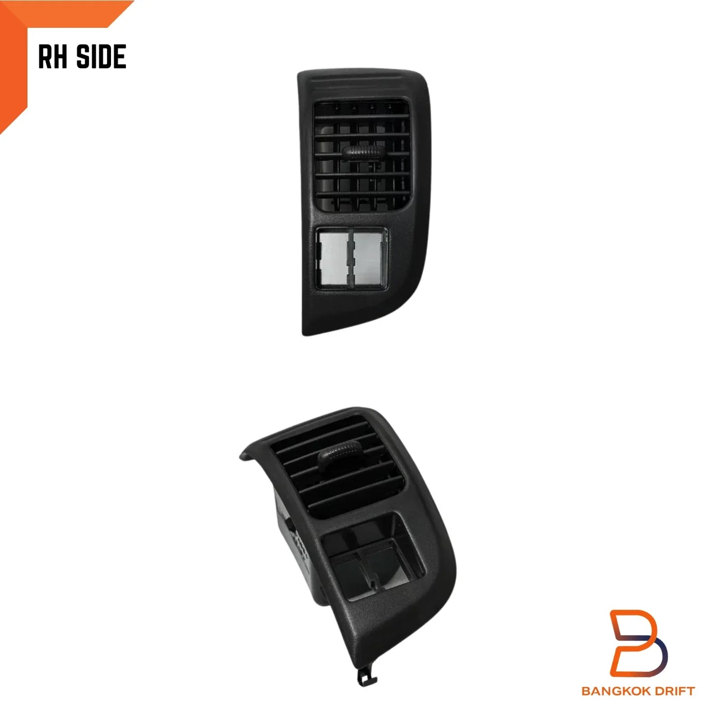 4x Black Dashboard Air Vents for Holden Rodeo, Isuzu D-Max (2003-2006)