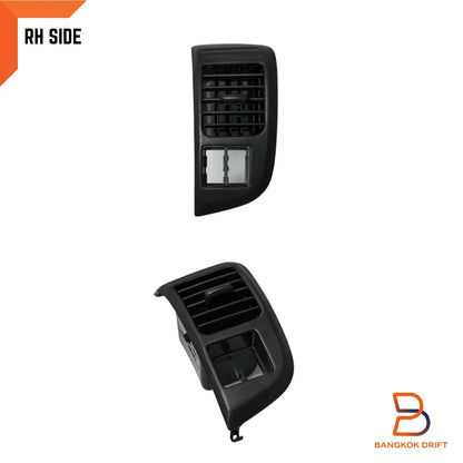 4x Black Dashboard Air Vents for Holden Rodeo, Isuzu D-Max (2003-2006)
