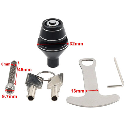 CNC Aluminum Handlebar Helmet Lock for Indian Motorcycle Accessories
