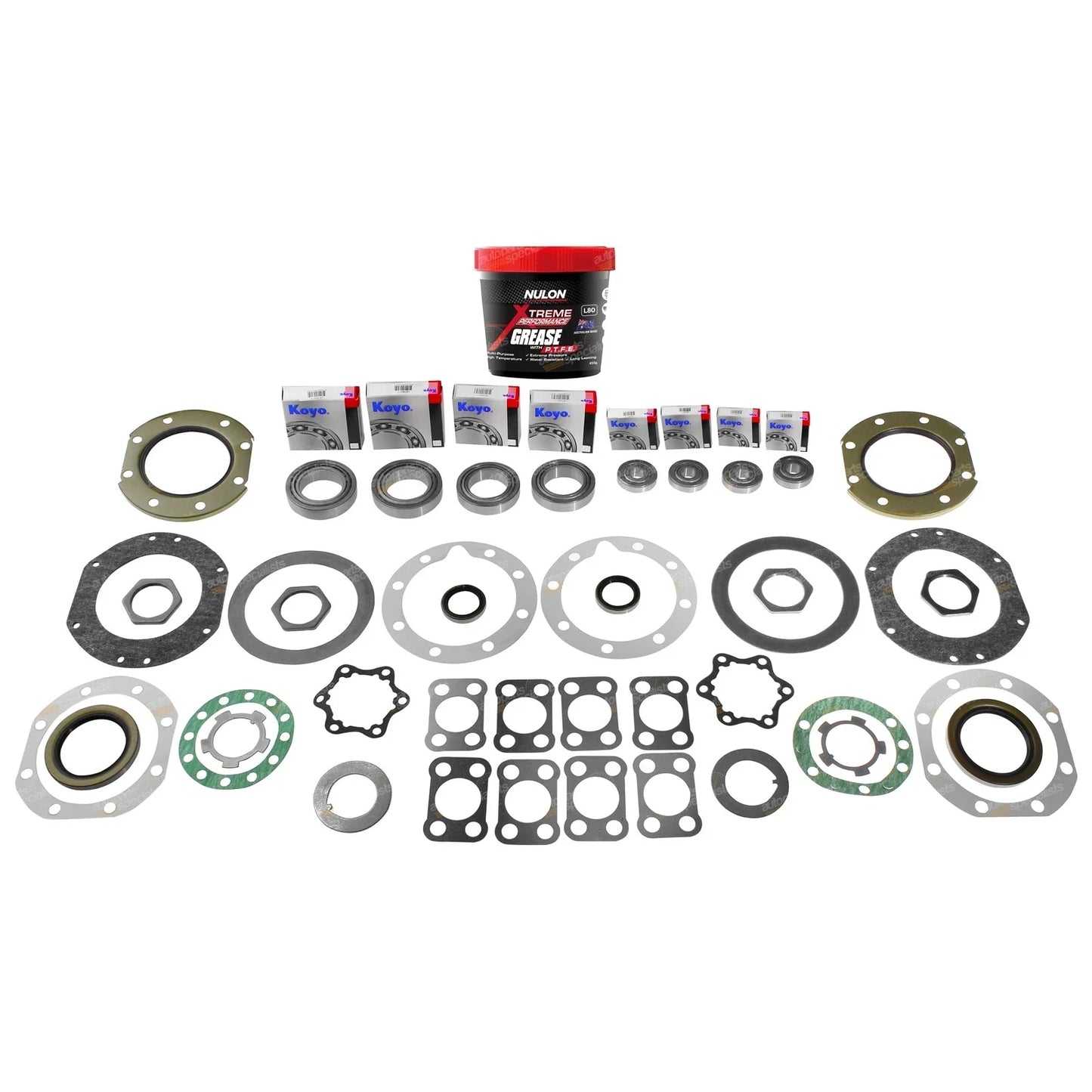 Swivel Hub + Wheel Bearing Grease for Toyota BJ40 BJ42 FJ40 FJ45 HJ45 (1979–1984)
